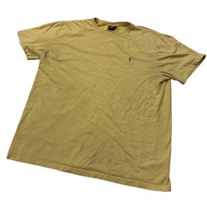 ralph lauren yellow tee